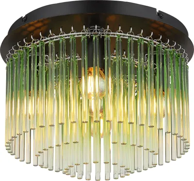 Produktbild von Globo Lighting Deckenleuchte Metall schwarz matt, 5x E14