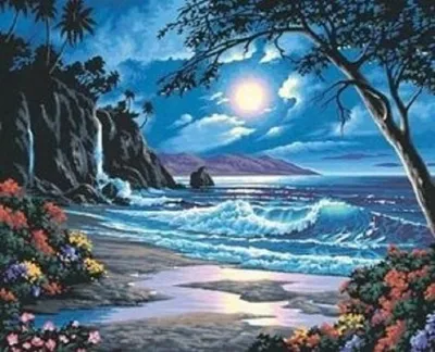 Image de Peinture par numéros Plage 40 x 50 5596