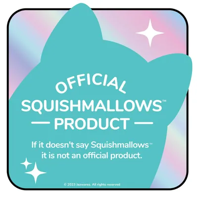 Image de Jazwares SQK3440 ; SQCR05375 - Squishmallows 19 cm (7,5") - Série 18 - 07 - Leif l'hippocampe jaune