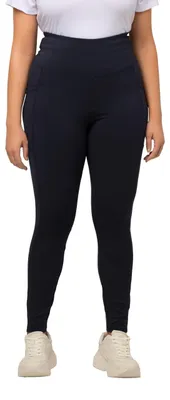 Image de Ulla Popken, vêtements pour femmes, grandes tailles, leggings de sport, à séchage rapide, très élastiques