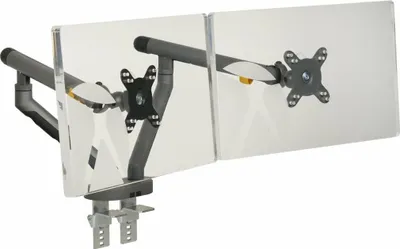 Produktbild von BakkerElkhuizen Monitorarm BE Flexible Dual dunkelgrau retail