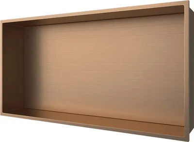 Produktbild von Aloni Wandnische Edelstahl Kupfer gebürstet rostfrei 300x600x100mm