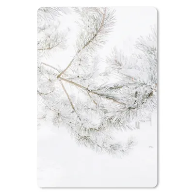 Produktbild von MuchoWow® Mauspad Mousepad Winter - Schnee - Zweige 18x27 cm - Mousepads - Maus Mat - Pad - Mausunterlage