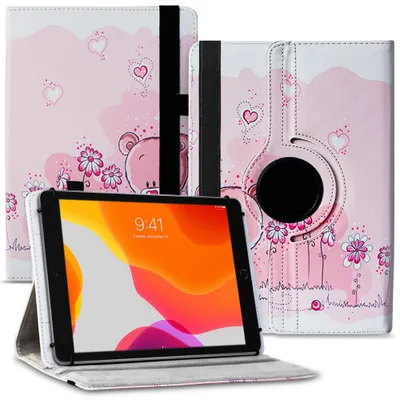 Produktbild von Tablet Hülle für Pritom M10 10,1 Zoll Tasche Schutzhülle Case Cover 360 DrehbarFarben:Motiv 1