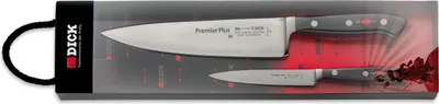 Produktbild von F. DICK Premier Plus Messerset 2 teilig (Basis Messer, nichtrostend, 56Ã¥¡ HRC)