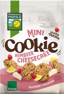 Produktbild von Bohlsener Mhle Mini Cookie Himbeer Cheesecake -- 125g