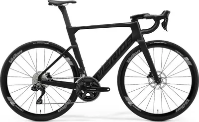 Produktbild von Merida REACTO 5000 Silk Black Glossy Dark Silver Carbon Rennrad Größe S, Shim...