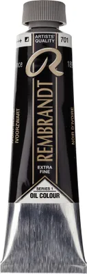 Image de Royal Talens 1057012 ROYAL TALENS REMBRANDT peinture à l'huile, 40 ml, noir ivoire