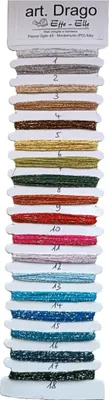 Image de Lot de 10 pelotes de fil de coton brillant avec Polyester – pour des créations élégantes et scintillantes