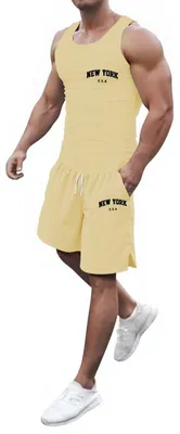 Imagen del producto de Zomerset para hombre, que incluye camiseta y pantalones cortos