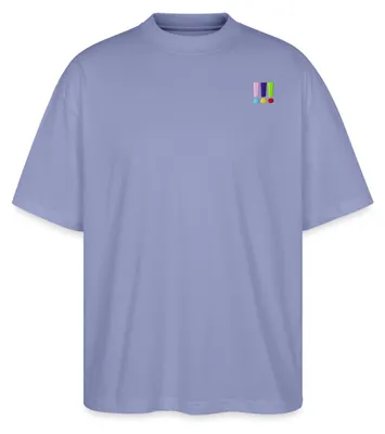 Produktbild von Spreadshirt Die Drei Ausrufezeichen Logo Stick Oversize Uni T-Shirt, S, Violett