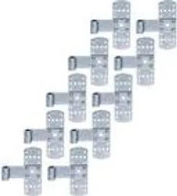 Produktbild von Alberts 845506 Kreuzband, galvanisch verzinkt, dickschichtpassiviert, 140 x 50 mm, 10er Set