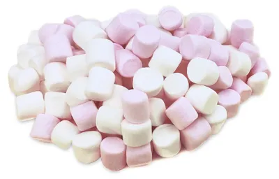 Productafbeelding van Babysweeties Mini Spekjes Marshmallows Roze Wit - 1 kilo.