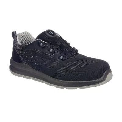 Produktbild von Portwest FT08 Portwest Kompositelite Sicherheitstrainer mit Drahtschnürsystem S1P Black/Grey Gr. 44