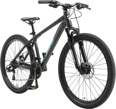 Produktbild von BIKESTAR Alu Mountainbike 26 Zoll | 21 Gang Hardtail Sport MTB 16 Zoll Rahmen Scheibenbremse Federgabel | Schwarz Blau