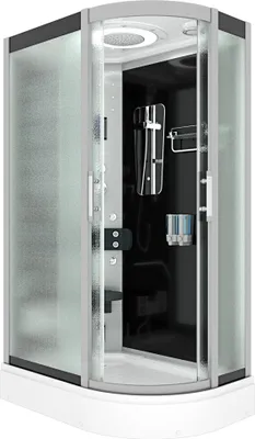 Produktbild von Dusche Duschkabine D60-73M2R-EC Duschtempel Sauna 80x120 cm