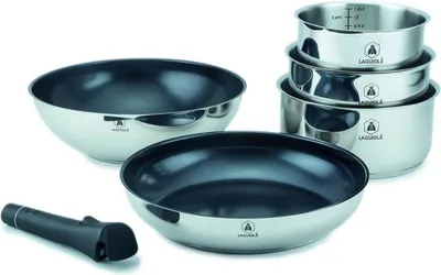 Image de Set 6 pièces amovible 'réactif' inox Laguiole LA-9120845