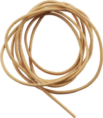 Produktbild von Lederarmband - Lederschnur - Lederband - rund - 2 mm - beige