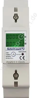 Produktbild von Wechselstromzähler Stromzähler mit Tageszähler und Multifunktionsanzeige 80A ungeeicht