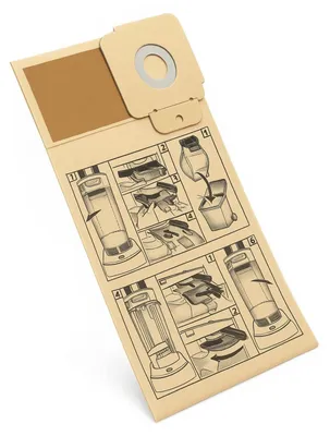 Produktbild von 10 Original Kärcher Papier-Staubsaugerbeutel für CV 48/2 Adv Filtertüten