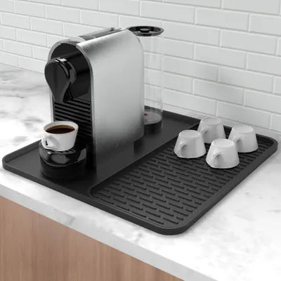 Produktbild von Silikon-Unterlage für Kaffeemaschine, 41 x 41 cm