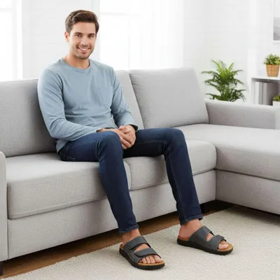 Obrázek produktu pro Pánské šedé pantofle MJARTAN 2707 P441