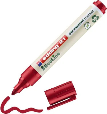 Produktbild von Edding EcoLine 21, Rot, Mehrfarbig, Kunststoff, 1,5 mm, 3 mm, 10 Stück(e)