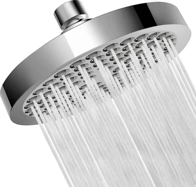 Produktbild von Duschkopf - Regendusche - 15 cm - Duschkopf mit antikalz-Düsen - Hochdruck-Duschkopf - Wassersparend