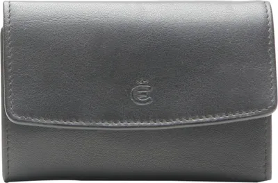 Image de Esquire Cuir étui à clés Logo Key Case Black noir