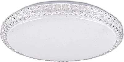 Zdjęcie produktu dla Plafon LED okrągły z pilotem IRINA biały 48W Odcienie bieli 5200lm tworzywo sztuczne wym:7x40x40cm IP20 Polux