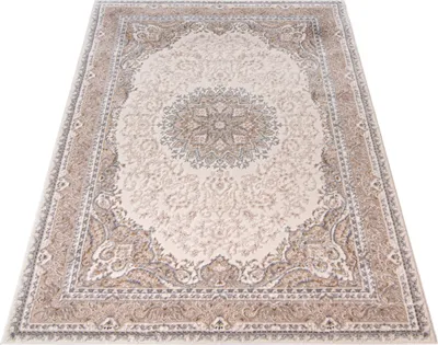 Produktbild von Mazovia Teppich Beige Orientalisch Vintage - Wohnzimmer, Schlafzimmer, Esszimmer, Büro, Kurzflor Rechteckig - ® - 80 x 150 cm