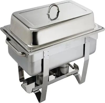 Immagine prodotto di Scaldavivande in acciaio inossidabile - Set scaldavivande - 2 pezzi - 9 l - 63,5×31,75×10,2 cm