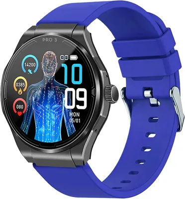 Produktbild von Knauermann PRO 3 2024 Smartwatch mit Herzgesundheitsfunktionen und Notrufsystem für Android und iOS