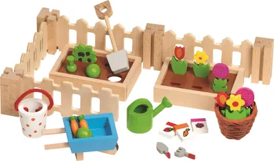 Produktbild von goki Accessoires Mein kleiner Garten, für die Puppenhäuser
