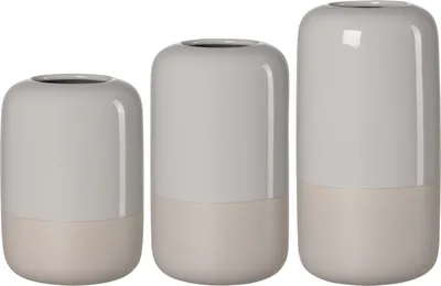 Produktbild von Ritzenhoff & Breker Dome Vasen-Set 3-teilig Grau