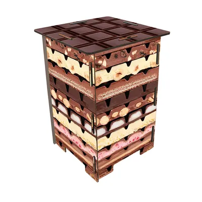 Produktbild von Werkhaus Photo-Hocker Schokolade