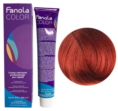 Produktbild von Fanola Haarfarbe Professional Colouring Cream 6.46 Dark Blonde Copper Red
