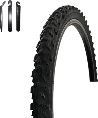 Produktbild von 1 x VEE Rubber V107 26" Fahrradreifen Schwarz 50-559 (26 x 1.95) inkl. Reifenheber