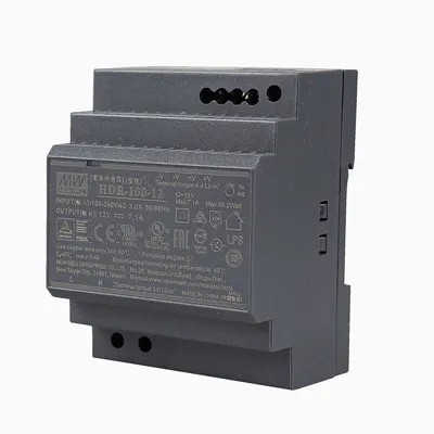 Produktbild von Hutschienen-Netzteil (DIN-Rail) Mean Well HDR-100-12 12V/DC W