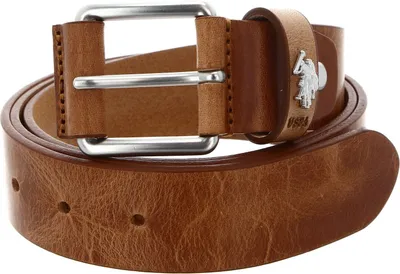Produktbild von U.S. POLO ASSN. Gürtel Hitchcock Leather Belt W95 Beige hellbraun