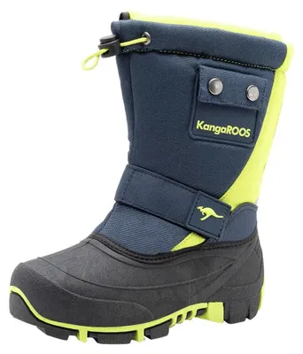 Zdjęcie produktu dla KangaRoos Kanga Bean II – buty dziecięce, model dla chłopców, botki na rzepy, kolor niebieski, do użytku codziennego