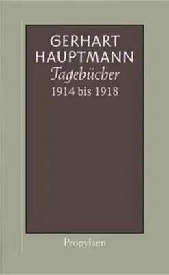 Obrázok produktu pre Hauptmann, G: Tagebuecher 1914-1918