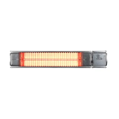 Produktbild von Euromac Golden 1800 Comfort RC, Elektrischer Halogen-Raumheizer, 115°, IP65, Edelstahl, Aluminium, 1800 W