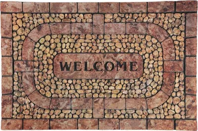 Immagine prodotto di Zerbino MagicHome RBM 406, per ingresso, Welcome, gomma, 89x58 cm