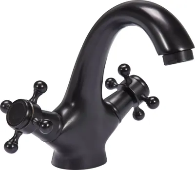 Immagine prodotto di Rubinetto per lavabo RETRO BLACK, rubinetto vintage, miscelatore