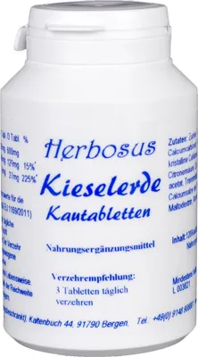 Produktbild von Kieselerde Kautabletten von Herbosus