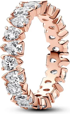 Zdjęcie produktu dla Pandora Alternating Sparkling Band Ring 183021C01 Pierścionek damski, Rozmiar pierścionka:54