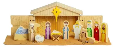 Obrázok produktu pre Bigjigs Toys Drevený betlehem