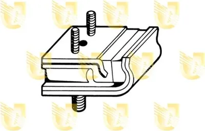Produktbild von UNIGOM Motorlager Hinten für VW GOLF I (17) 396031