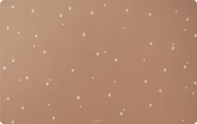 Produktbild von eeveve Schreibtisch-Matte / Schreibtischunterlage, Farbe:Dots Cinnamon